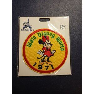 Walt Disney World Minnie Mouse Patch WDW 50th 4” Lg Vault Collection NEW